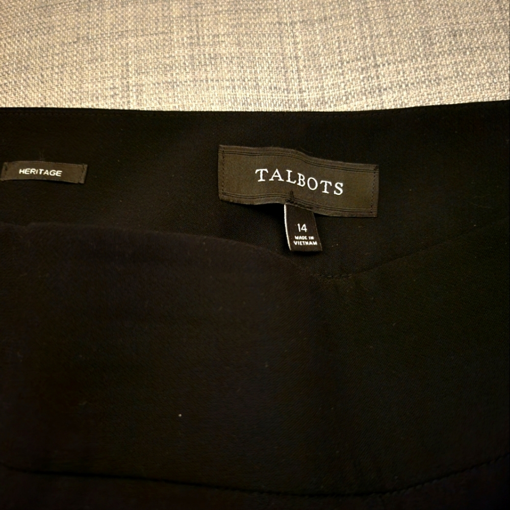 Talbot's Black trousers size 14